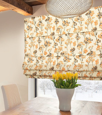 Римская штора Delfa Макси Bella СШД-210 700/13 W2647/4 (130x180, оранжевый) -