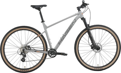 Велосипед Hagen Bikes Zero 8 27.5 2025 / H25MZ8GR27M (M, серый, разобранный, в коробке) -
