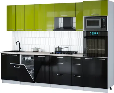 

Кухонный гарнитур, Мила Gloss 3.0-ПМ3