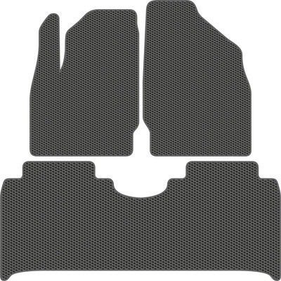 Комплект ковриков для авто Alicosta 2477_1_сер для Skywell ET5 I SUV/1 2020-н.в. (EVA соты, серый) - 