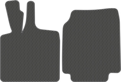 Комплект ковриков для авто Alicosta 1220_1_сер для Smart Fortwo хэтчбек 5дв/W450 2003-2007 (EVA соты, серый) - 