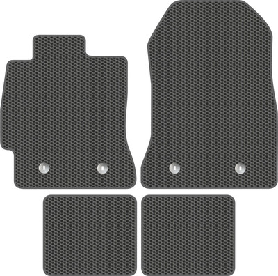 Комплект ковриков для авто Alicosta 2486_1_сер для Subaru BRZ I купе/ZC6 2012-2016 (EVA соты, серый) - 