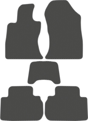 Комплект ковриков для авто Alicosta 2487_1_сер для Subaru Forester SUV/S5 2018-н.в. (EVA соты, серый) - 