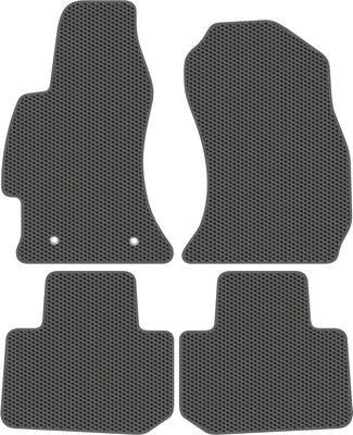 Комплект ковриков для авто Alicosta 1225_1_сер для Subaru Forester SUV/SJ 2012-2019 (EVA соты, серый) - 