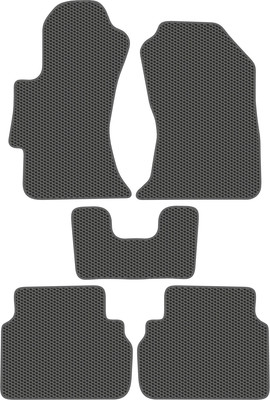Комплект ковриков для авто Alicosta 1241_1_сер для Subaru XV SUV/GT 2017-н.в. (EVA соты, серый) - 