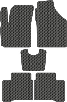 Комплект ковриков для авто Alicosta 2498_1_сер для Suzuki Swift V хэтчбек 5дв/ZC33S 2016-н.в. (EVA соты, серый) - 