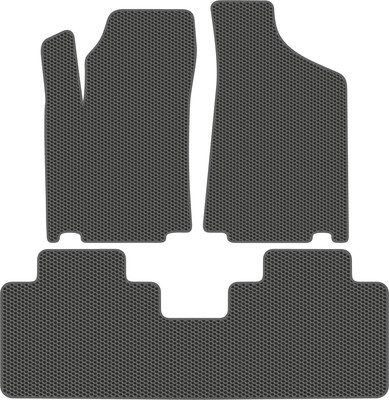 Комплект ковриков для авто Alicosta 2501_1_сер для SWM G01 I SUV 2018-н.в. (EVA соты, серый) - 