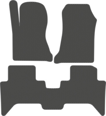 Комплект ковриков для авто Alicosta 1858_1_сер для Tank 300 I SUV 2021-н.в. (EVA соты, серый) - 