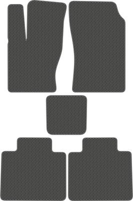 Комплект ковриков для авто Alicosta 1860_1_сер для Tank 500 I SUV 2021-н.в. (EVA соты, серый) - 