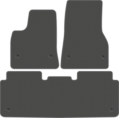Комплект ковриков для авто Alicosta 1263_1_сер для Tesla Model S лифтбек 2012-н.в. (EVA соты, серый) - 