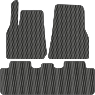 Комплект ковриков для авто Alicosta 1768_1_сер для Tesla Model Y I SUV 2019-н.в. (EVA соты, серый) - 