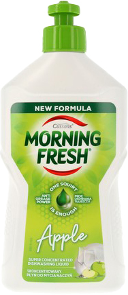 Средство для мытья посуды Morning Fresh Apple суперконцентрат (400мл)