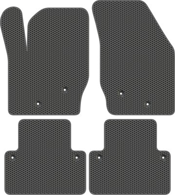 Комплект ковриков для авто Alicosta 1464_1_сер для Volvo XC90 I SUV/C 2002-2014 (EVA соты, серый) - 