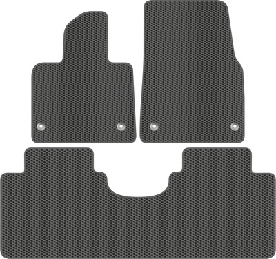 Комплект ковриков для авто Alicosta 2510_1_сер для Voyah Free I SUV +задний ряд 2020-н.в. (EVA соты, серый) - 