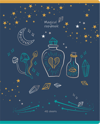 Тетрадь BG Magical Shine / Т5ск48_лм_тф 11861 (48л) -