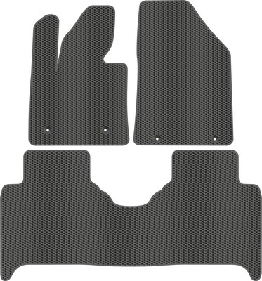 Комплект ковриков для авто Alicosta 1941_1_сер для Zeekr X I SUV/5 мест 2023-н.в. (EVA соты, серый) - 