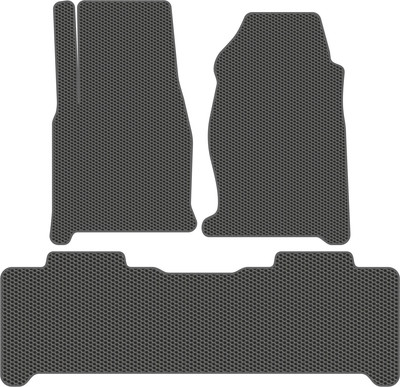 Комплект ковриков для авто Alicosta 2518_1_сер для УАЗ Патриот I SUV/УАЗ-3163 2014-н.в. (EVA соты, серый) - 