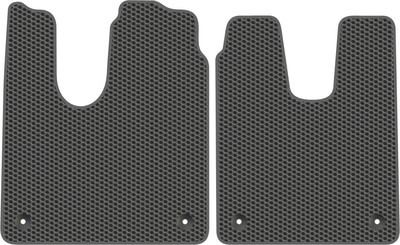 Комплект ковриков для авто Alicosta 2519_1_сер для Howo T5G грузовик/самосвал 8x4 2023-н.в. (EVA соты, серый) - 