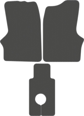Комплект ковриков для авто Alicosta 2525_1_сер для ГАЗ ГАЗель 1995-н.в. (EVA соты, серый) - 