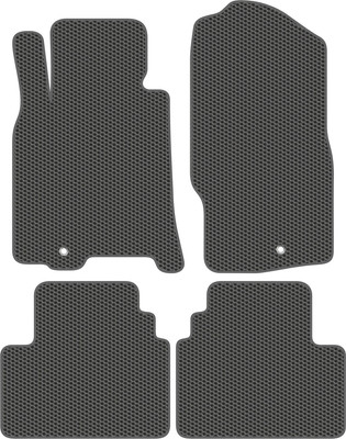 Комплект ковриков для авто Alicosta 2533_1_сер для Infiniti G37 купе/седан/кабриолет/V36 2008-2014 (EVA соты, серый) - 
