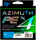 Леска плетеная F-Fishing Azimuth PE X4 150м Dark Green / FAZG4-023 (0.23мм) - 