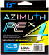 Леска плетеная F-Fishing Azimuth PE X4 150м Fluo Yellow / FAZY4-019 (0.19мм) - 