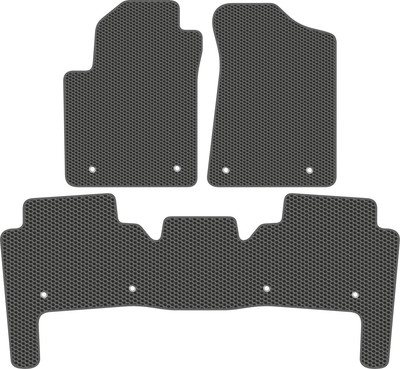 Комплект ковриков для авто Alicosta 2539_1_сер для Infiniti QX80 SUV 2013-2017 (EVA соты, серый) - 