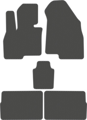 Комплект ковриков для авто Alicosta 2547_1_сер для Jaecoo J7 I SUV 2023-н.в. (EVA соты, серый) - 