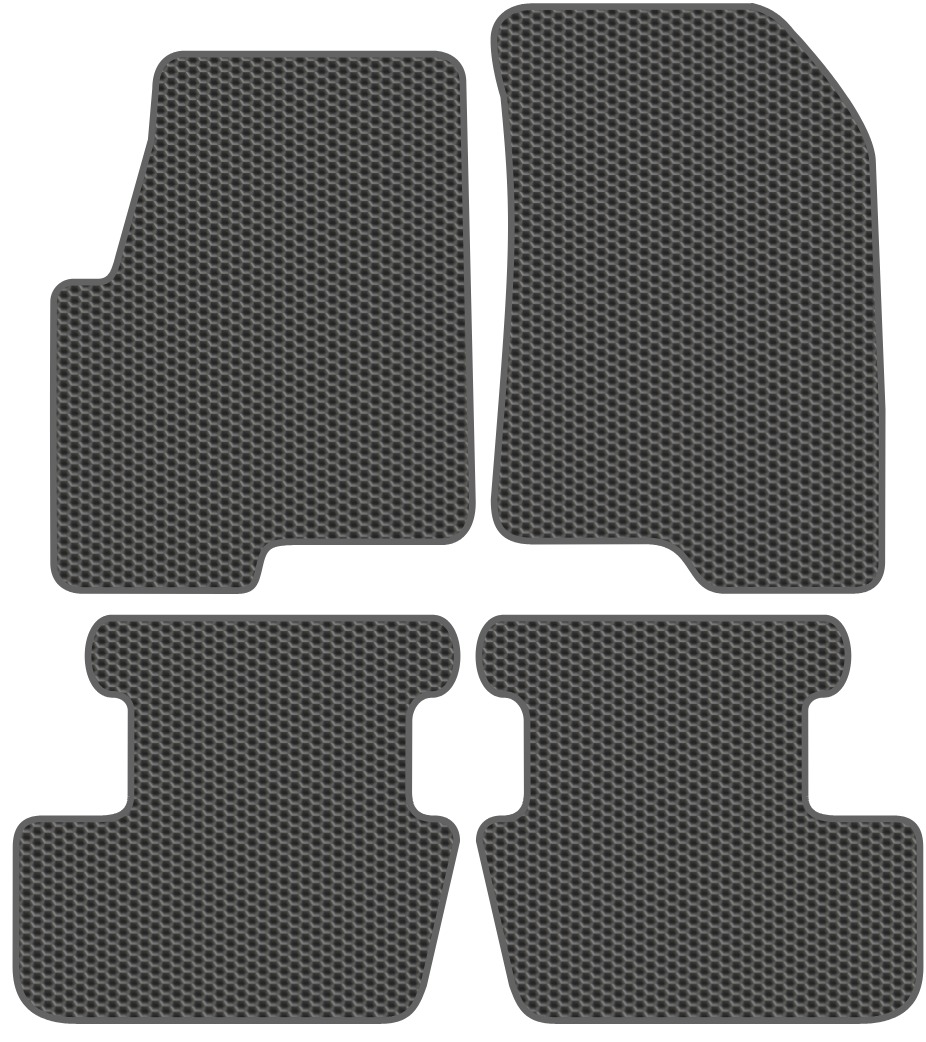 Комплект ковриков для авто Alicosta 2556_1_сер для Jeep Liberty I SUV/MK74 2006-2011 (EVA соты, серый) — фото 1