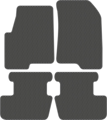 Комплект ковриков для авто Alicosta 2556_1_сер для Jeep Liberty I SUV/MK74 2006-2011 (EVA соты, серый) - 