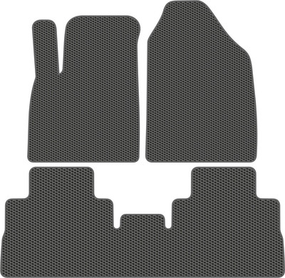 Комплект ковриков для авто Alicosta 1843_1_сер для Jetour Dashing I SUV 2022-н.в. (EVA соты, серый) - 