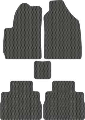 Комплект ковриков для авто Alicosta 2560_1_сер для Jetour X70 Plus I SUV 2020-н.в. (EVA соты, серый) - 
