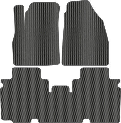 Комплект ковриков для авто Alicosta 1845_1_сер для Jetour X90 Plus I SUV 2021-н.в. (EVA соты, серый) - 