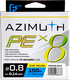 Леска плетеная F-Fishing Azimuth PE X8 150м Fluo Yellow / FAZY8-014 (0.14мм) - 