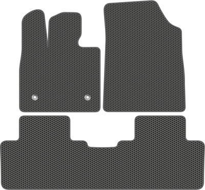Комплект ковриков для авто Alicosta 1905_1_сер для BYD Song Plus I SUV 2020-2024 (EVA соты, серый) - 
