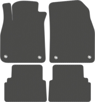 Комплект ковриков для авто Alicosta 2571_1_сер для Cadillac BLS седан 2006-2010 (EVA соты, серый) - 