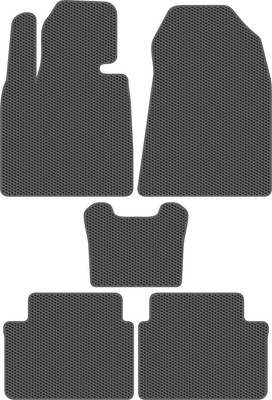 Комплект ковриков для авто Alicosta 2603_1_сер для Changan UNI-V I седан 2021-н.в. (EVA соты, серый) - 