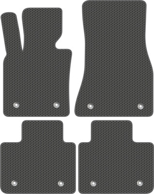 Комплект ковриков для авто Alicosta 2572_1_сер для Cadillac CT6 седан 2015-н.в. (EVA соты, серый) - 