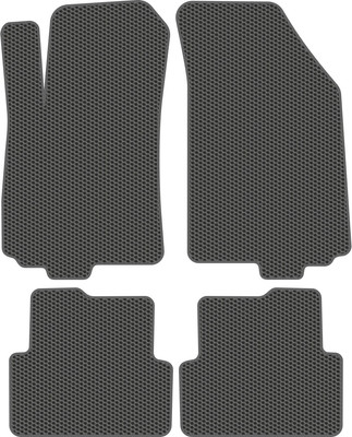 Комплект ковриков для авто Alicosta 0243_1_сер д/Chevrolet Aveo II хэтчбек 5дв/седан/T300 2011-2015 (EVA соты, серый) - 
