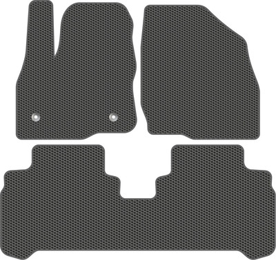 Комплект ковриков для авто Alicosta 1612_1_сер для Chevrolet Bolt I хэтчбек 5дв 2016-2021 (EVA соты, серый) - 