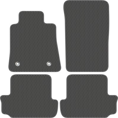 Комплект ковриков для авто Alicosta 0246_1_сер для Chevrolet Camaro VI купе 2015-2020 (EVA соты, серый) - 