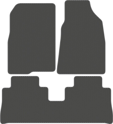 Комплект ковриков для авто Alicosta 0247_1_сер для Chevrolet Captiva I SUV 2006-2011 (EVA соты, серый) - 