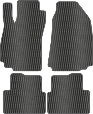 Комплект ковриков для авто Alicosta 2607_1_сер для Chevrolet Cobalt седан 2013-2015 (EVA соты, серый) - 