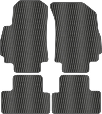Комплект ковриков для авто Alicosta 0258_1_сер для Chevrolet Orlando минивэн 2011-2015 (EVA соты, серый) - 