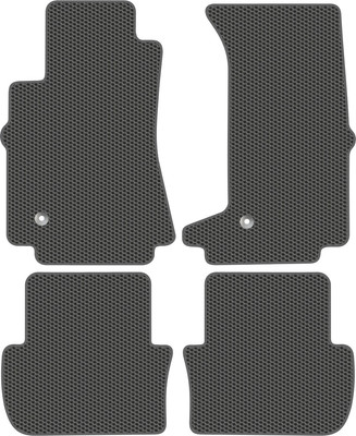 Комплект ковриков для авто Alicosta 2575_1_сер для Cadillac CTS II купе 2009-2015 (EVA соты, серый) - 