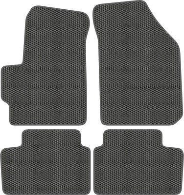 Комплект ковриков для авто Alicosta 2619_1_сер для Chevrolet Spark II хэтчбек 5дв/M200 2005-2010 (EVA соты, серый) - 