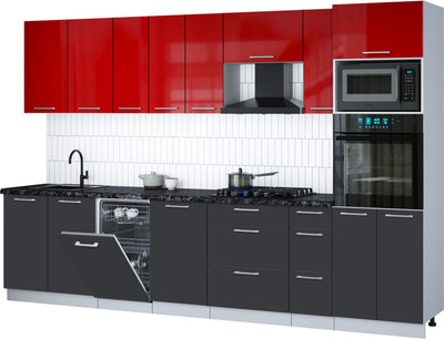 

Кухонный гарнитур, Мила Gloss 3.2-ПМ3