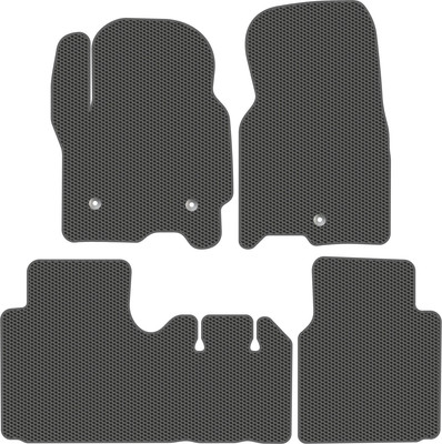 Комплект ковриков для авто Alicosta 2622_1_сер для Chevrolet Tahoe V SUV/GMT T1XX 2021-н.в. (EVA соты, серый) - 