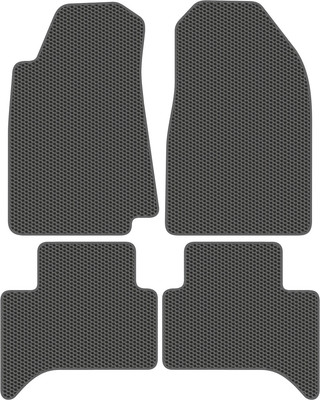 Комплект ковриков для авто Alicosta 2624_1_сер для Chevrolet TrailBlazer II SUV/GM800 2012-2015 (EVA соты, серый) - 
