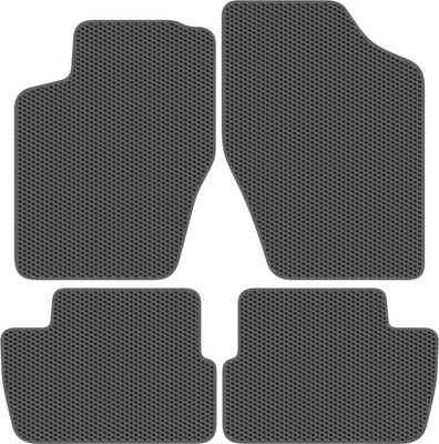 Комплект ковриков для авто Alicosta 0282_1_сер для Citroen C4 I хэтчбэк/LC 2004-2011 (EVA соты, серый) - 